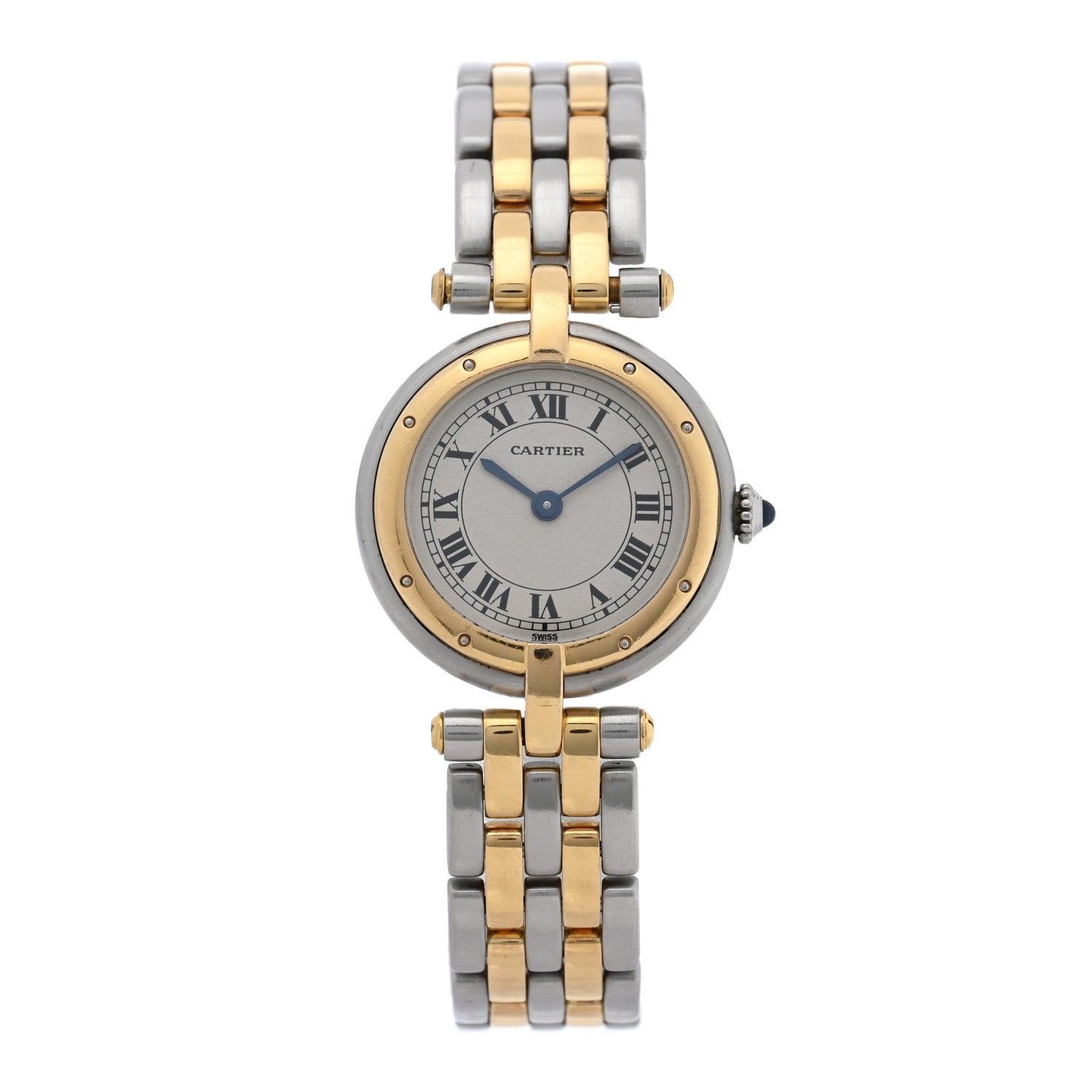 Cartier Stainless Steel 18K Yellow Gold 24mm Panthere Vendome Quartz Watch 1 of 4