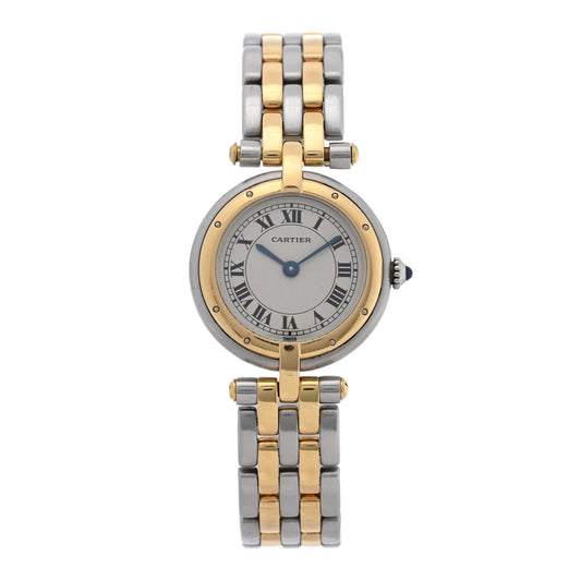 Stainless Steel 18K Yellow Gold 24mm Panthere Vendome Quartz Watch