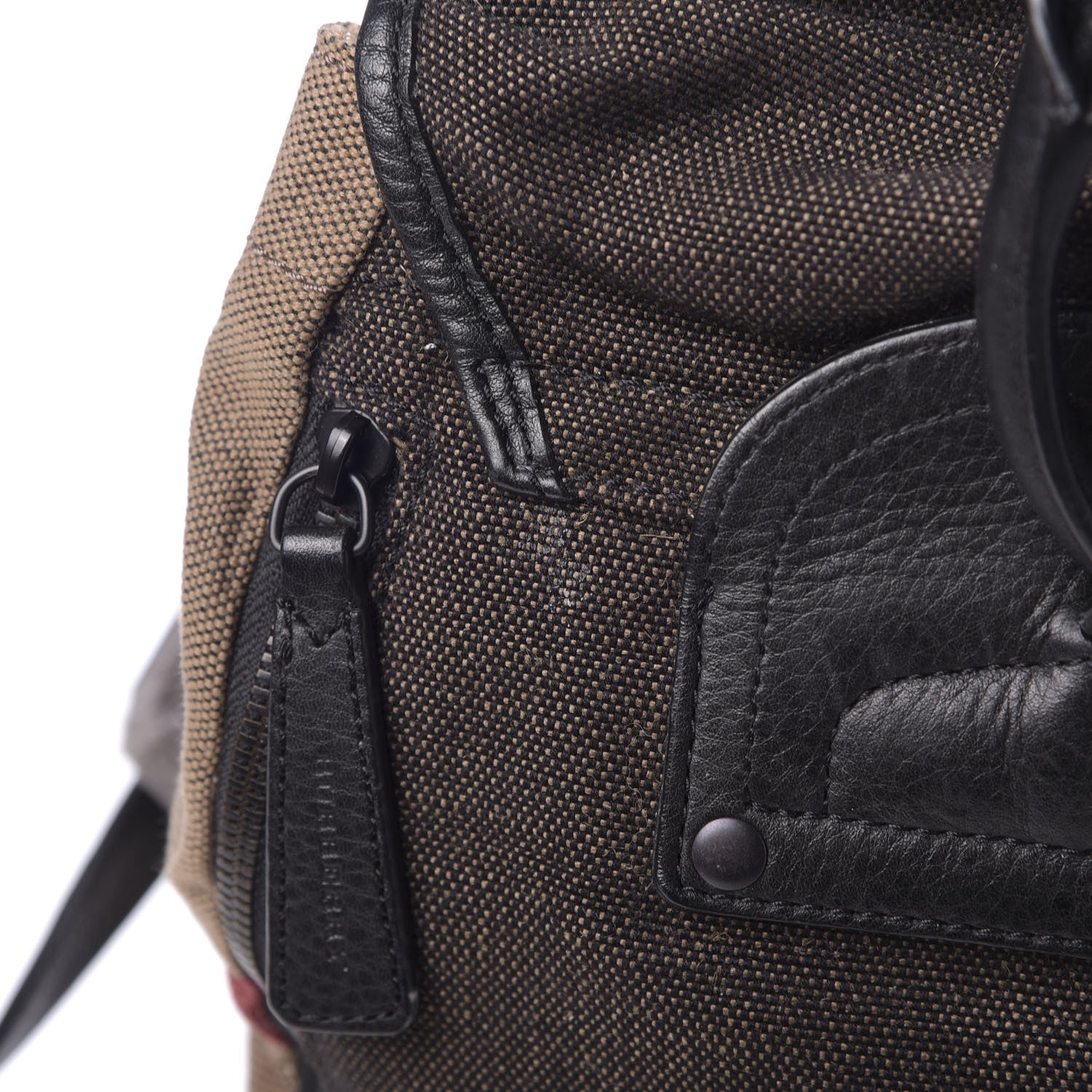 Burberry Canvas Mega Check Korbin Backpack Camel 10 of 12
