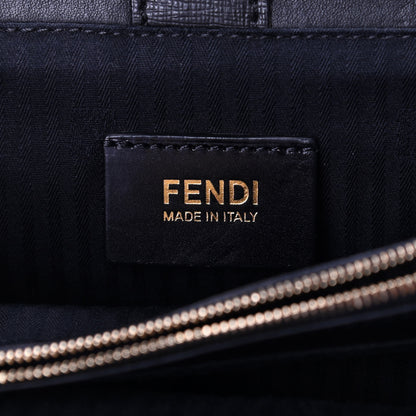 Fendi Vitello Elite Petite 2Jours Tote Black 6 of 9
