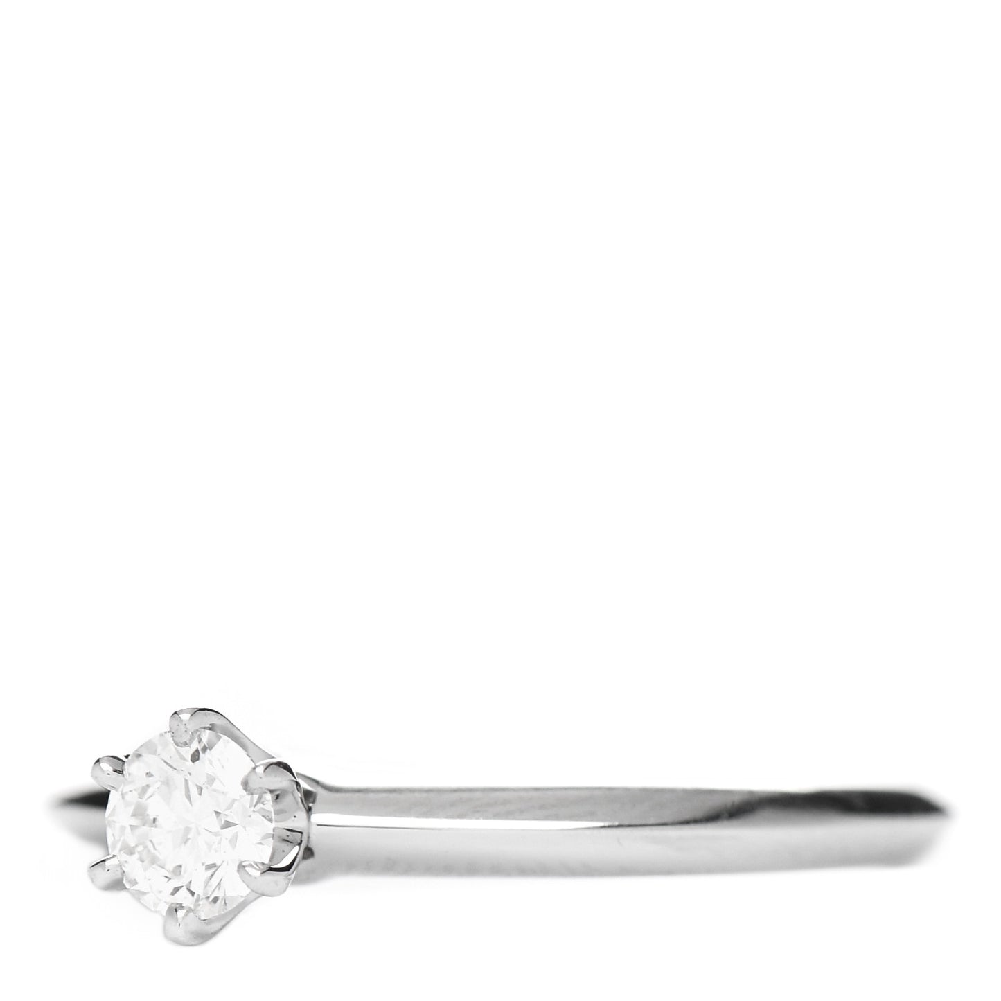 Platinum Diamond .23ct Solitaire Engagement Ring 49 5
