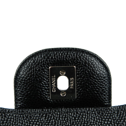 Chanel Caviar Quilted Jumbo Double Flap Black 6 of 8