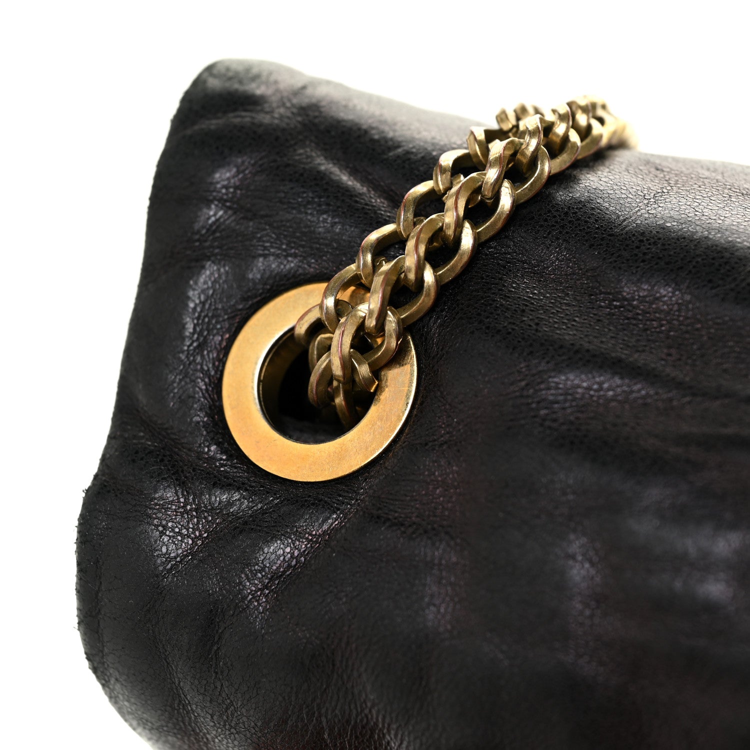 Lanvin Lambskin Quilted Medium Sugar Flap Shoulder Bag Black 17 of 19