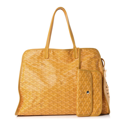 Goyard Goyardine Sac Hardy Pet Carrier PM Yellow 1 of 14