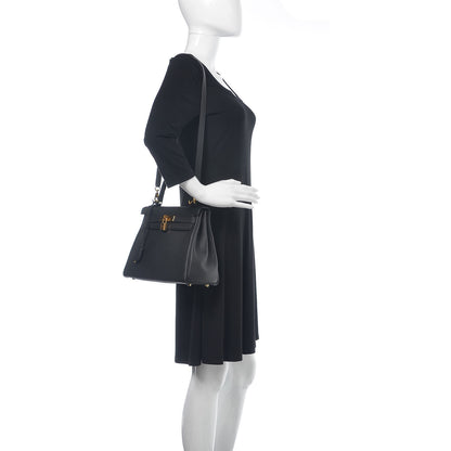 Hermes Togo Kelly Retourne 28 Black 2 of 40