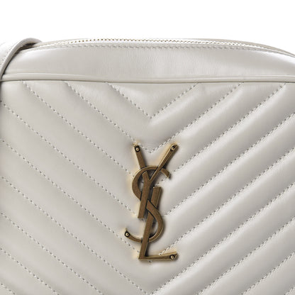 Saint Laurent Calfskin Matelasse Monogram Lou Camera Bag Crema Soft 11 of 11