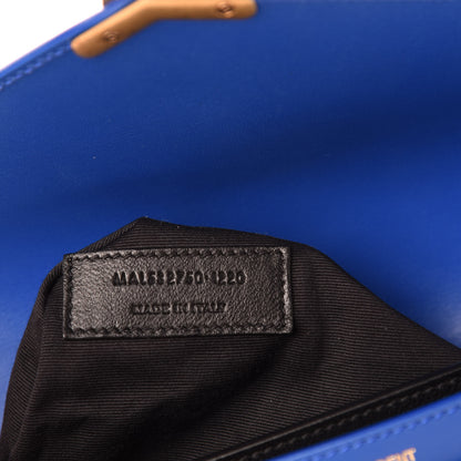 Saint Laurent Smooth Calfskin Monogram Cassandra Clasp Bag Blue Majorelle 10 of 11