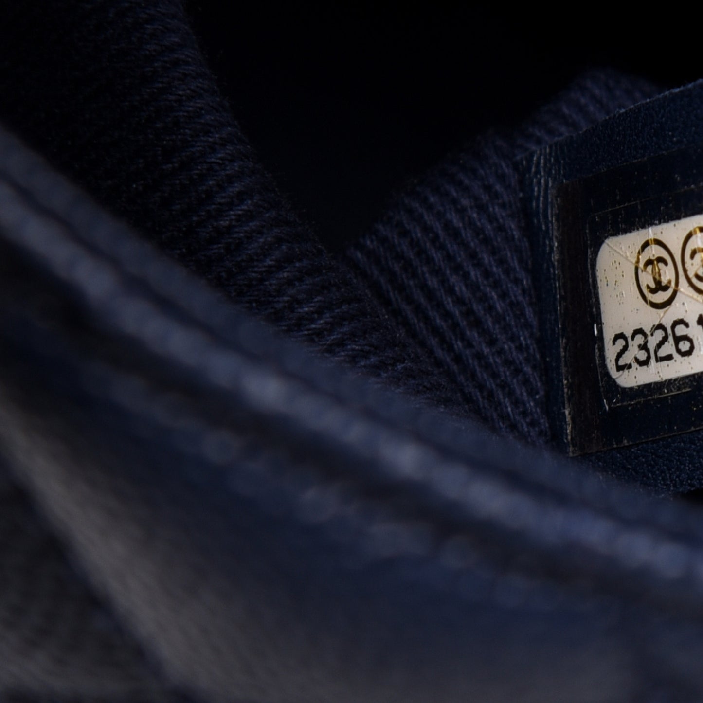 Caviar Quilted Small Coco Handle Flap Navy