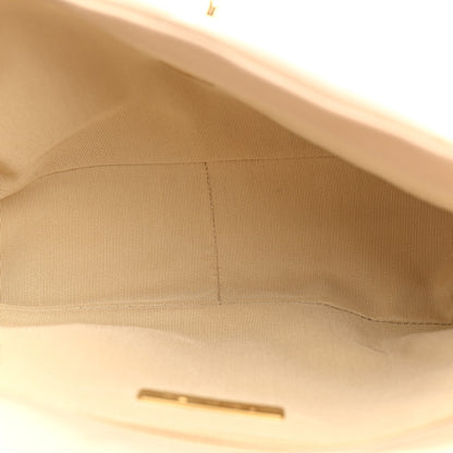 Chanel Lambskin Quilted Medium Chanel 19 Flap Light Beige 5 of 10