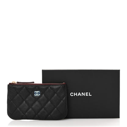 Chanel Caviar Quilted Small Cosmetic Case Black 8 of 8