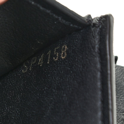 Louis Vuitton Monogram Flower Lock Compact Wallet Black 8 of 8