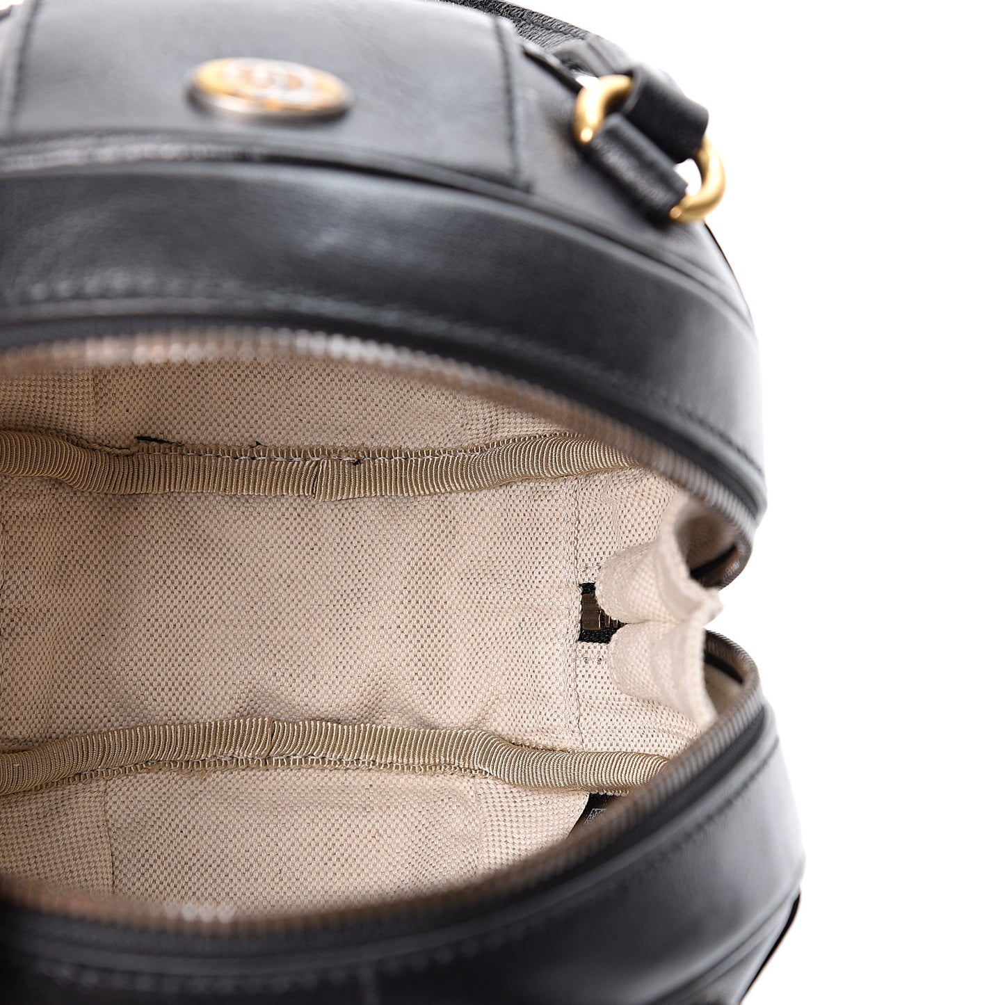 Piuma Lux Energy Mini Tifosa Basketball Shaped Shoulder Bag Black