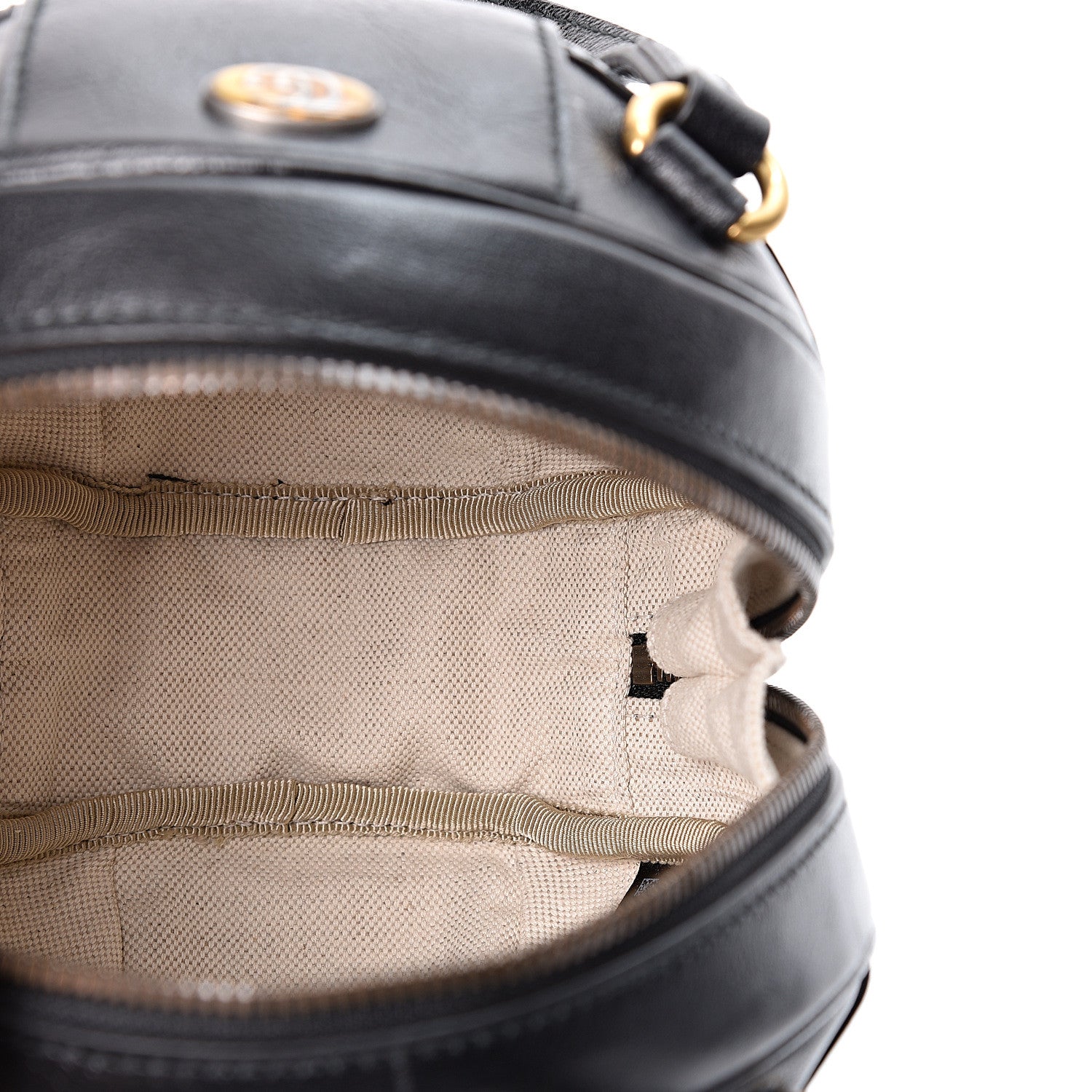 Gucci Piuma Lux Energy Mini Tifosa Basketball Shaped Shoulder Bag Black 4 of 9