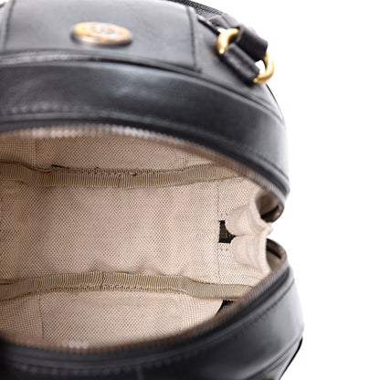 Gucci Piuma Lux Energy Mini Tifosa Basketball Shaped Shoulder Bag Black 4 of 9