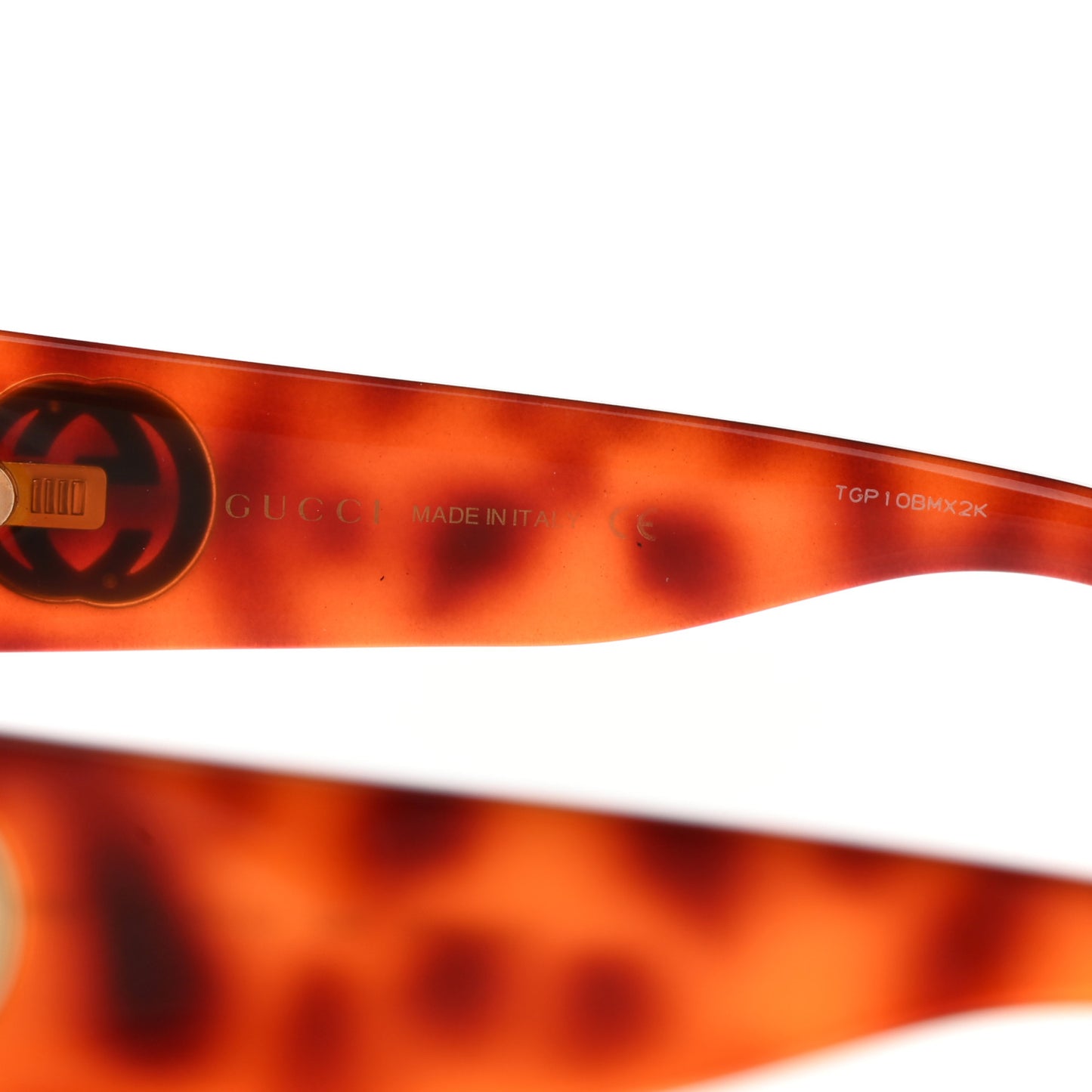 Acetate Square Frame Sunglasses GG0141S Tortoise