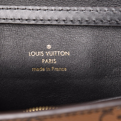 Louis Vuitton Calfskin Reverse Monogram Column Clutch 8 of 11