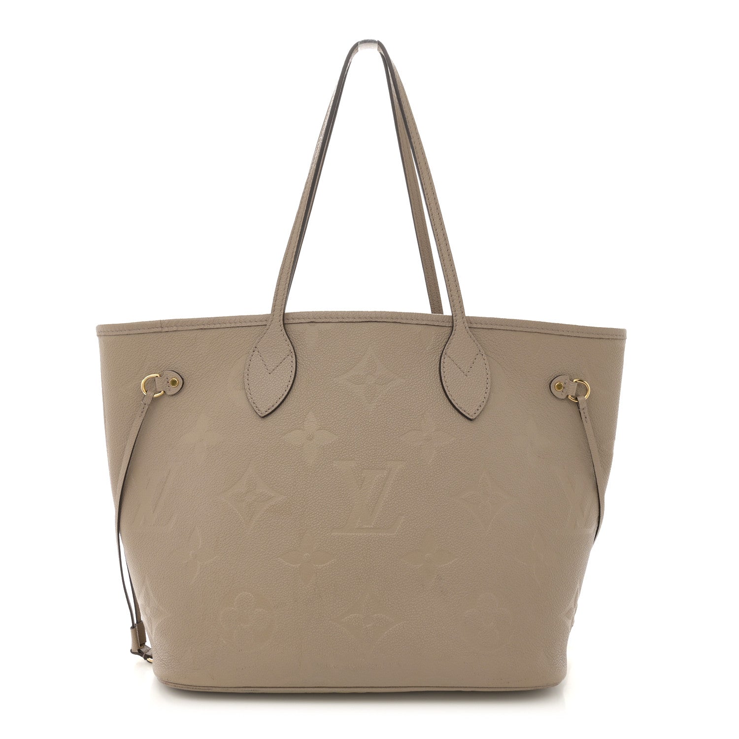 Louis Vuitton Empreinte Monogram Giant Neverfull MM Tourterelle 2 of 27