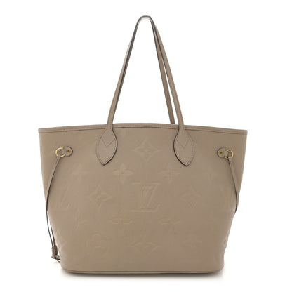 Louis Vuitton Empreinte Monogram Giant Neverfull MM Tourterelle 2 of 27