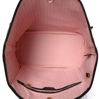 Louis Vuitton Damier Ebene Neo Neverfull MM Rose Ballerine 5 of 31