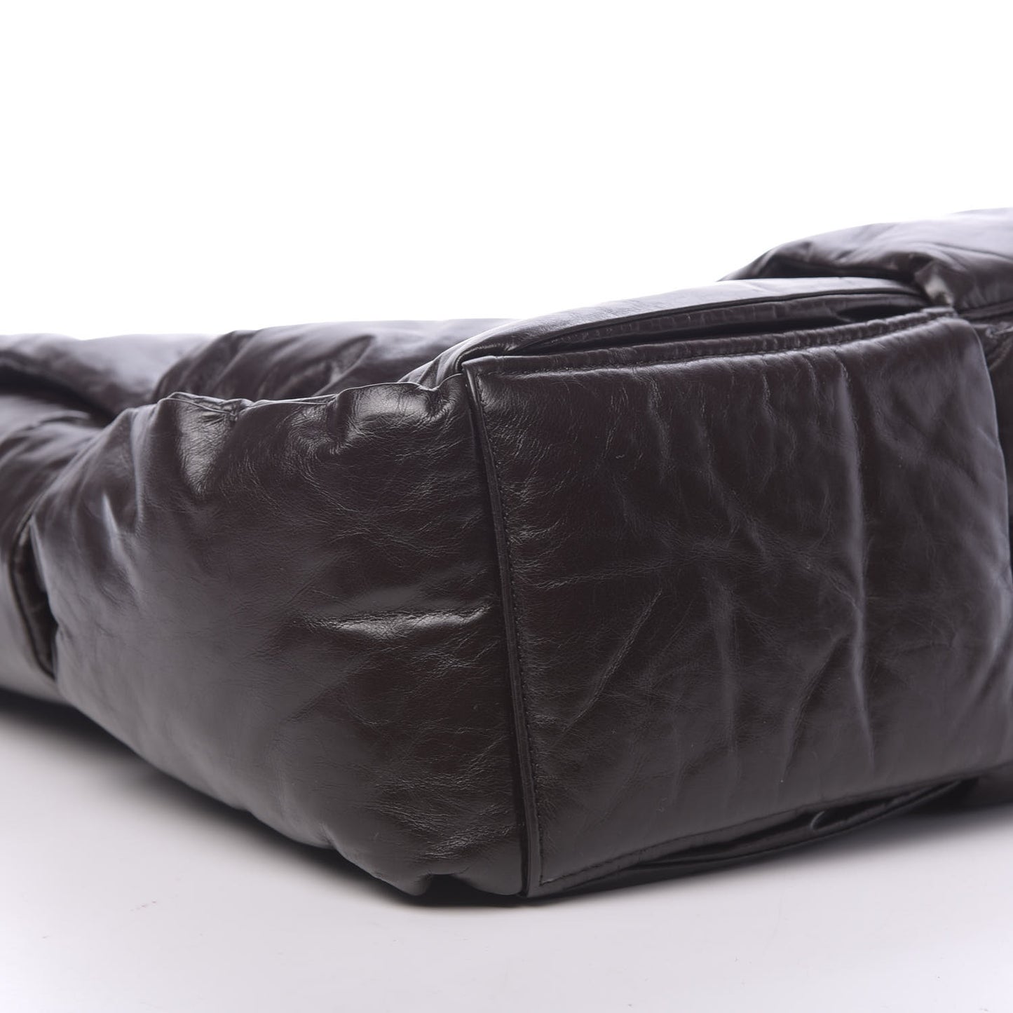 Calfskin Maxi Intrecciato Puffy Chain Tote Bag Fondente