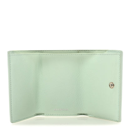 Balenciaga Smooth Calfskin Mini Papier Wallet Light Mint 5 of 9