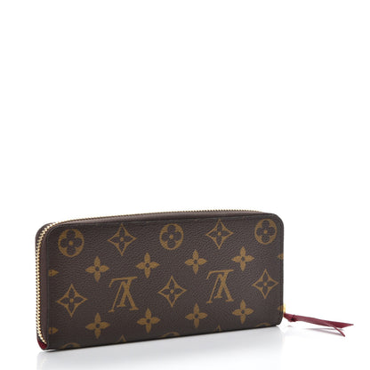 Louis Vuitton Monogram Clemence Wallet Fuchsia 3 of 8