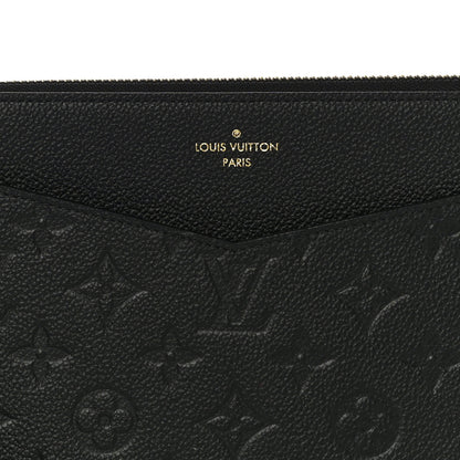 Louis Vuitton Empreinte Pochette Melanie MM Black 7 of 9