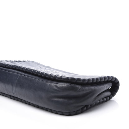 Chanel Calfskin Medium On the Bund Flap Navy 12 of 15