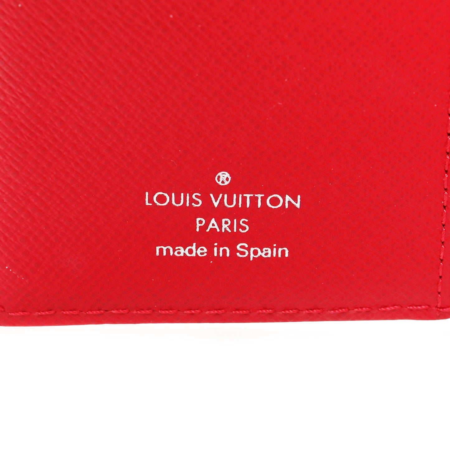 Epi Small Ring Agenda Cover Rouge
