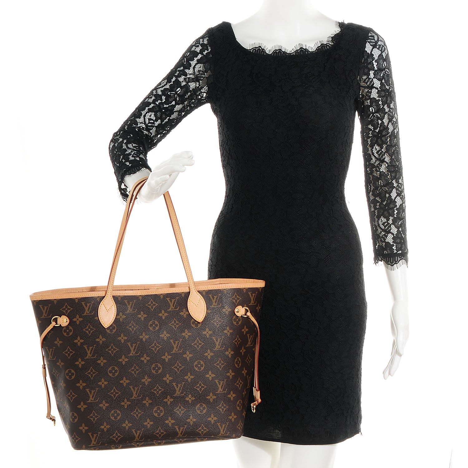 Louis Vuitton Monogram Neverfull MM 2 of 8