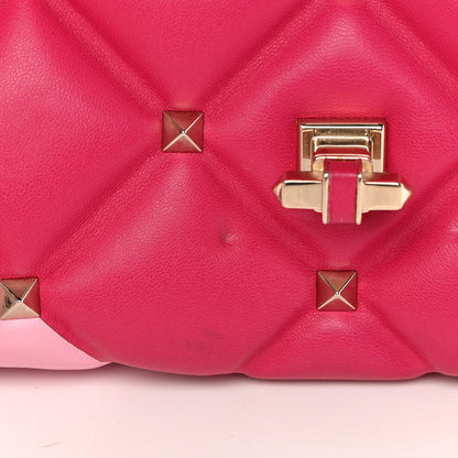 Valentino Garavani Nappa Medium Candystud Top Handle Bag Absolute Disco Pink 16 of 19