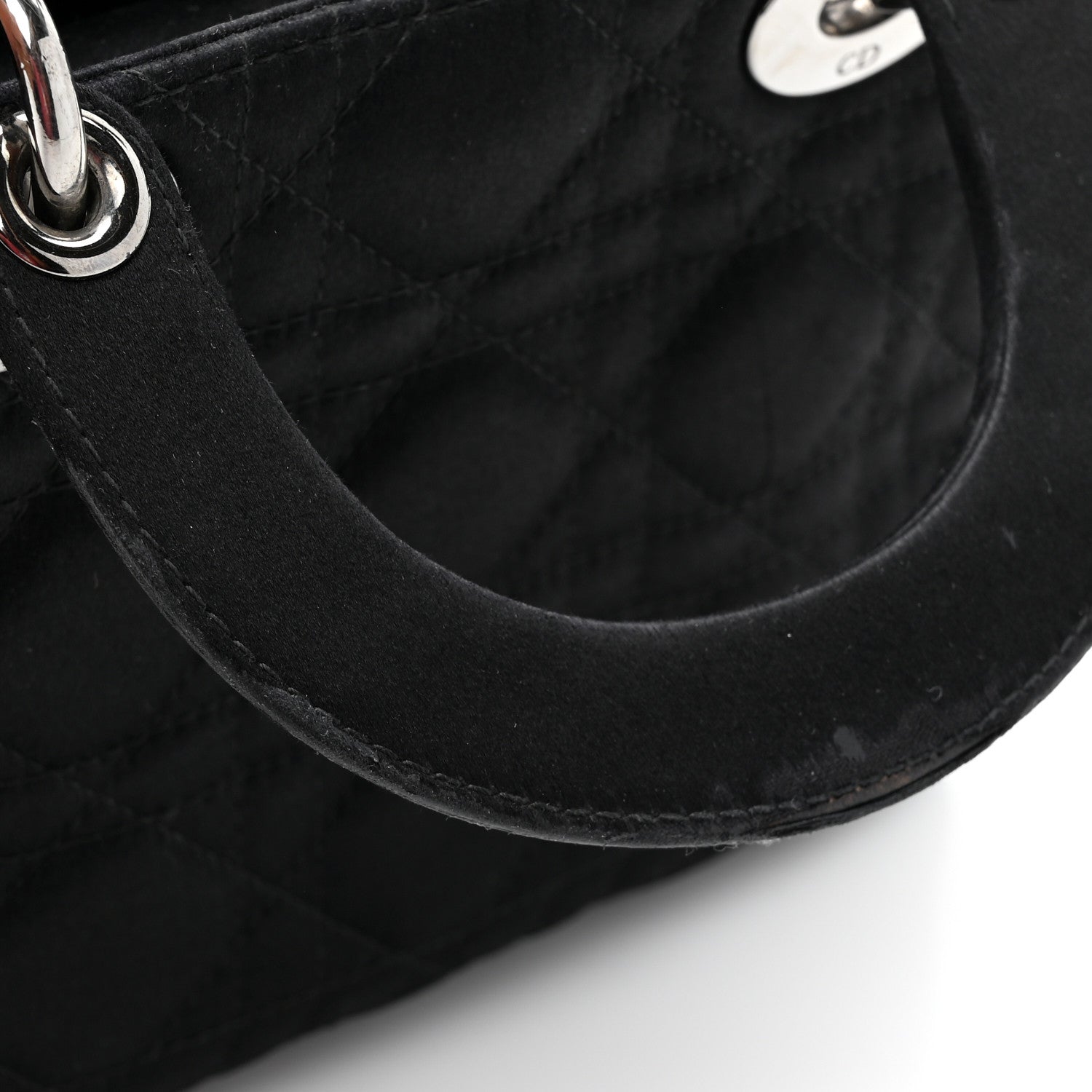 Christian Dior Satin Cannage Mini Lady Dior Black 14 of 20