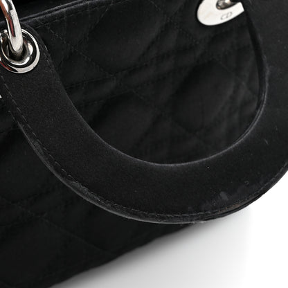 Christian Dior Satin Cannage Mini Lady Dior Black 14 of 20