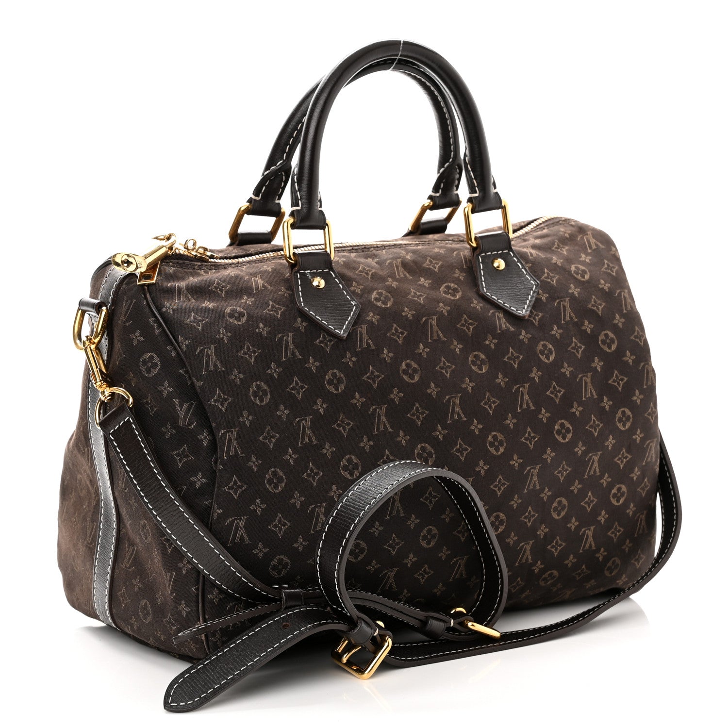 Louis Vuitton Monogram Idylle Speedy Bandouliere 30 Fusain 3 of 9
