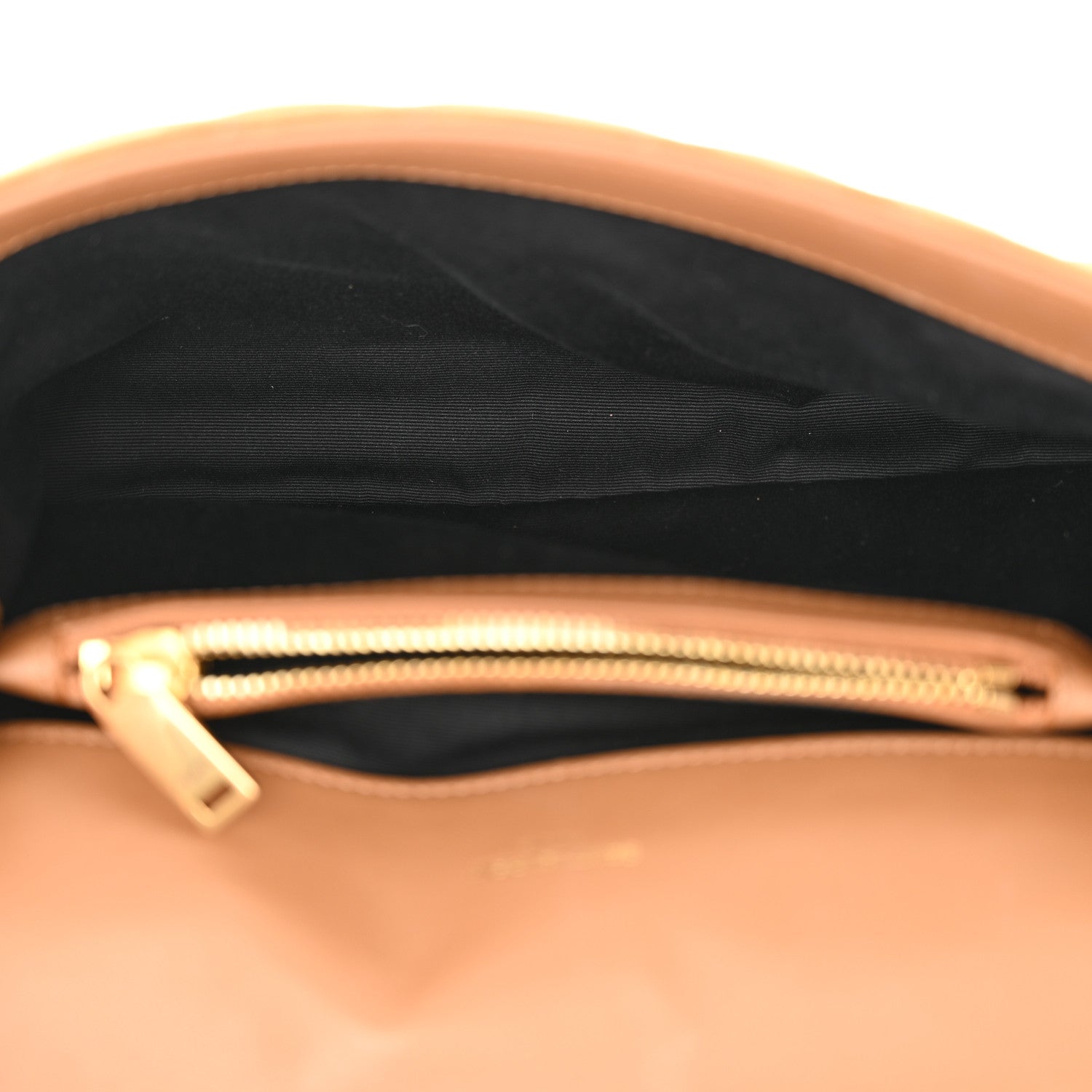 Saint Laurent Suede Matelasse Chevron Monogram Medium College Bag Cinnamon 5 of 12