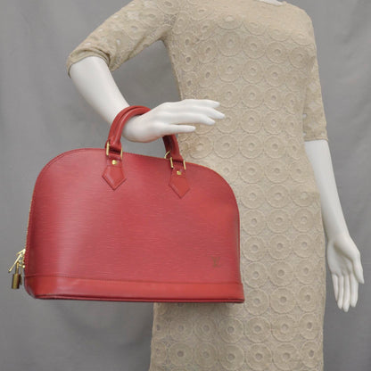 Louis Vuitton Epi Alma Red 2 of 11