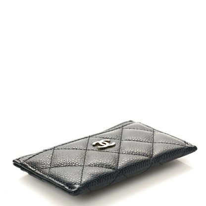 Chanel Caviar Quilted Card Holder Black 4 of 9