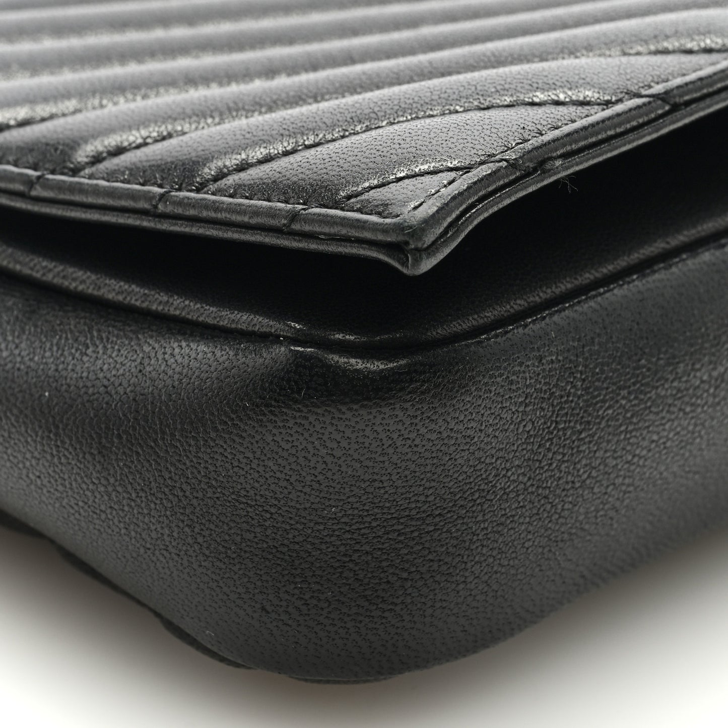 Lambskin Monogram Kate 99 Baguette Bag Black