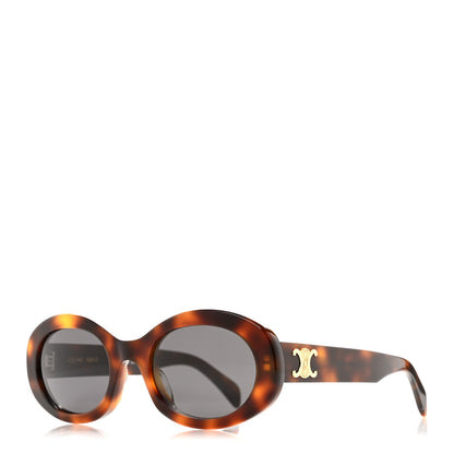 Celine Acetate Triomphe 01 Sunglasses CL 40194U Tortoise 1 of 7