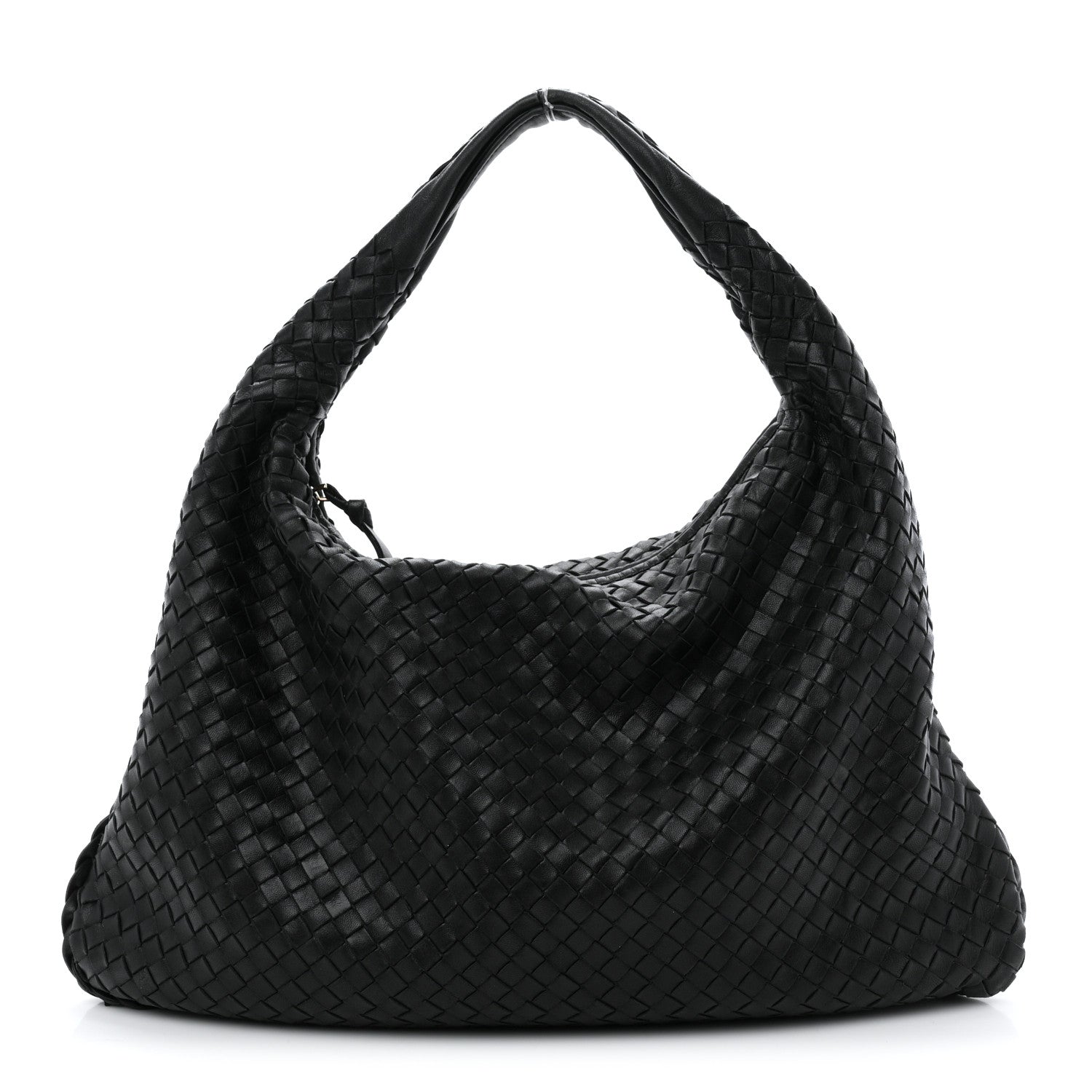 Bottega Veneta Nappa Intrecciato Large Veneta Hobo Black 1 of 10