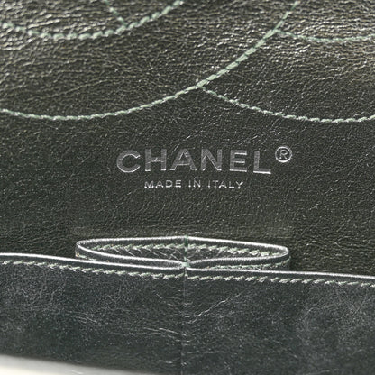 Chanel Metallic Aged Calfskin Quilted 2.55 Reissue 228 Flap Dark Green 6 of 9