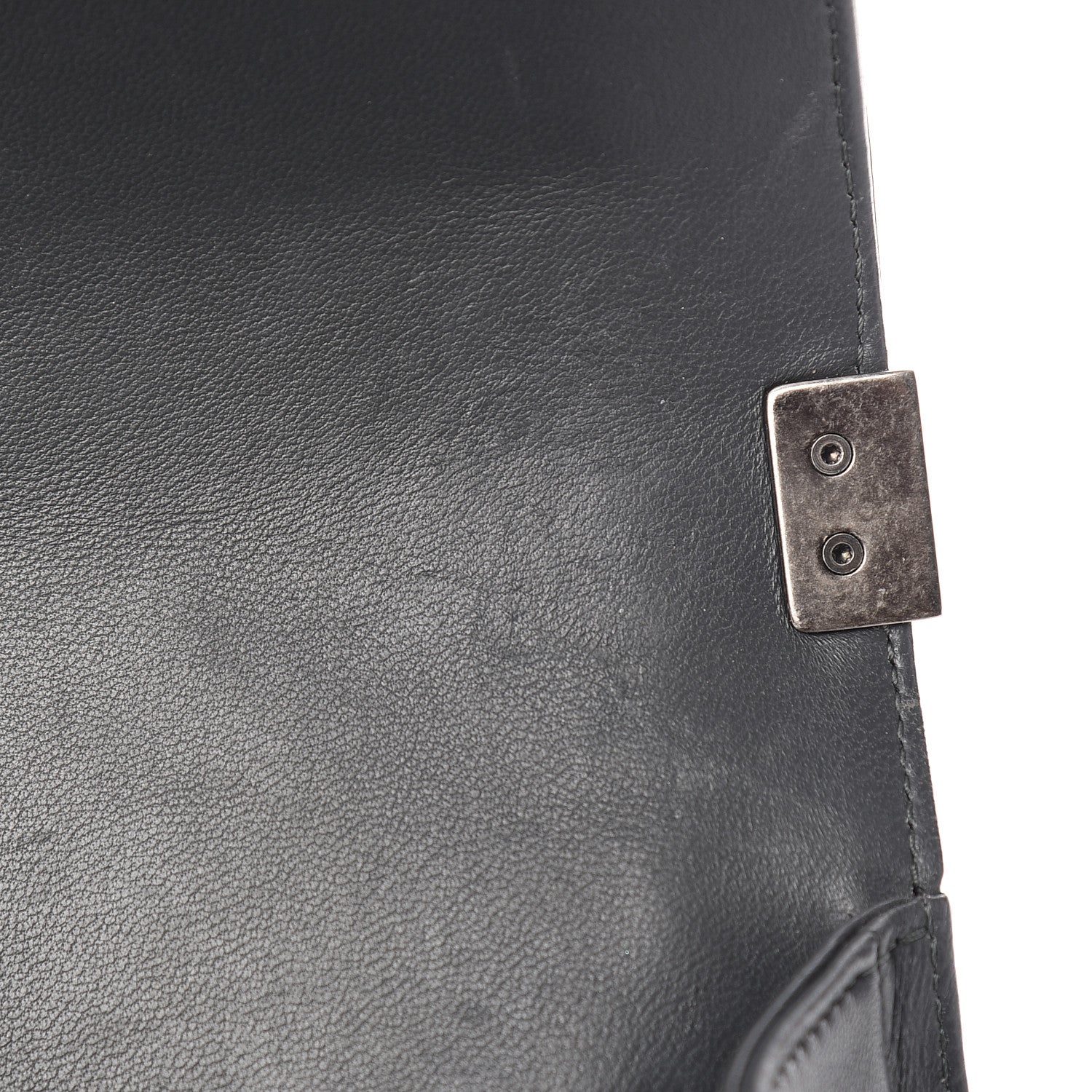 Chanel Lambskin Quilted Medium Boy Flap Dark Grey 9 of 14