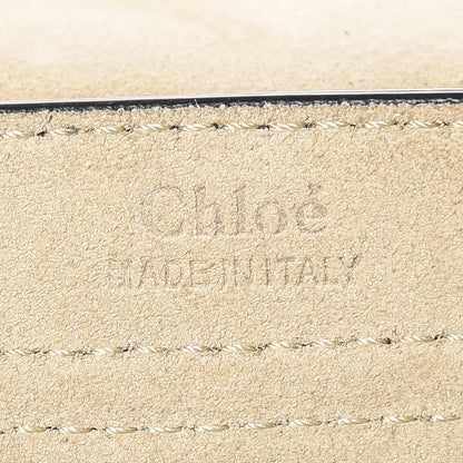 Chloe Suede Braided Small Hudson Shoulder Bag Black 6 of 7