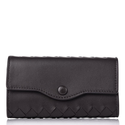 Bottega Veneta Nappa Intrecciato 6 Key Holder Espresso 1 of 7