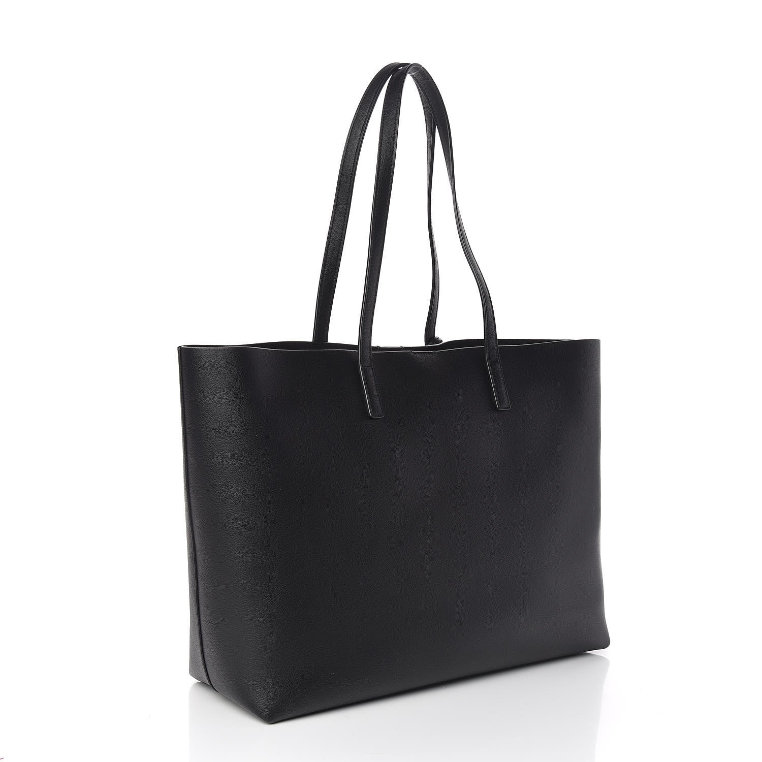 Saint Laurent Calfskin Large Shopping Tote Black 3 of 10