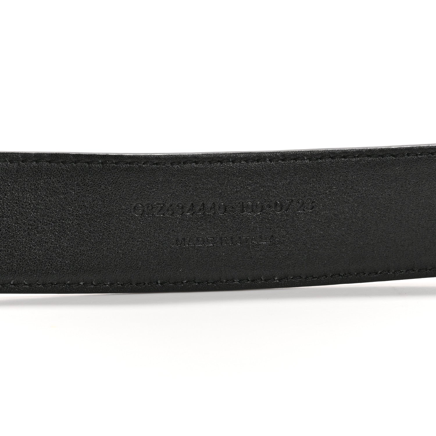Saint Laurent Lambskin Monogram Cassandre Square Buckle Belt 100 40 Black 12 of 16