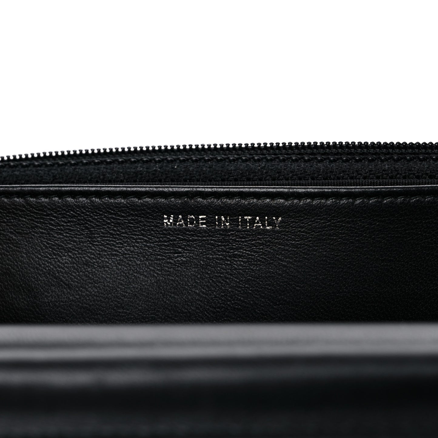Lambskin Quilted Boy Wallet On Chain WOC Black