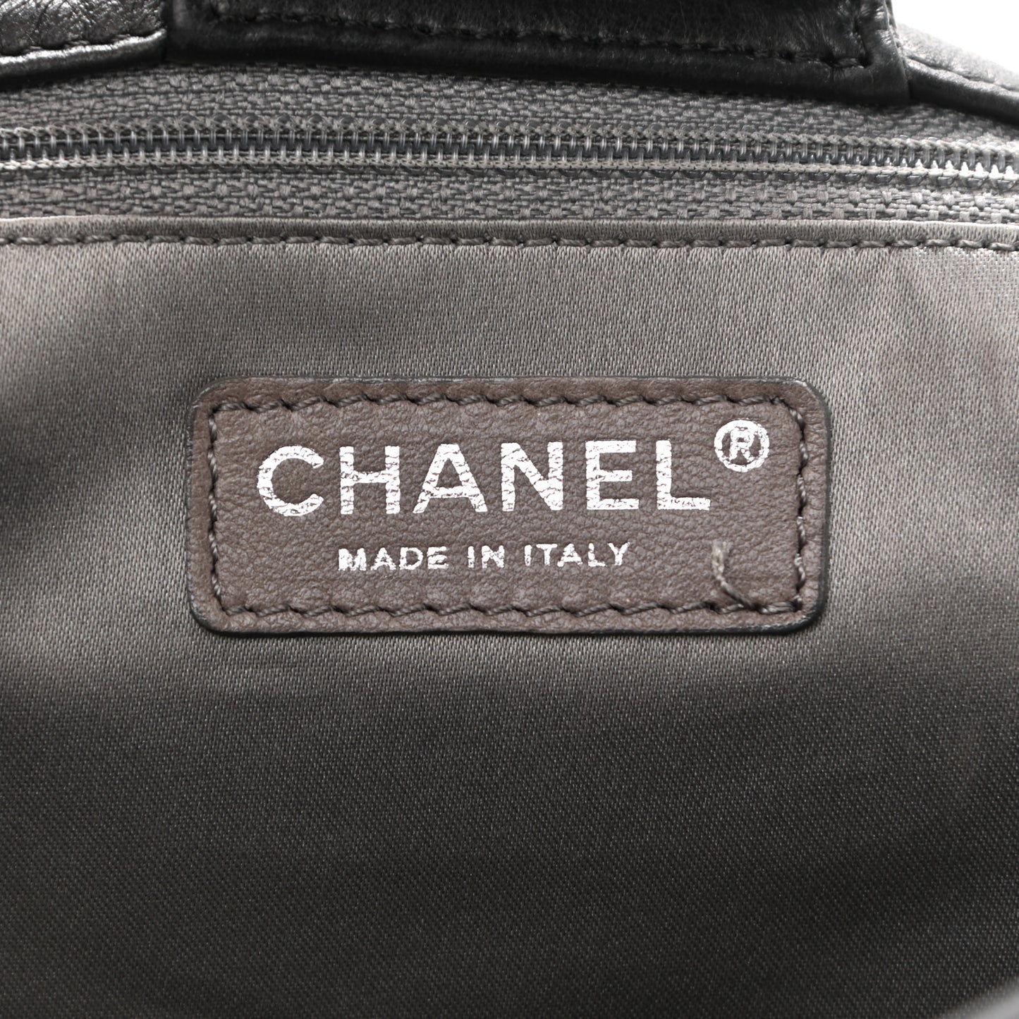 Lambskin Patent Calfskin Brooklyn Patchwork Flap Black