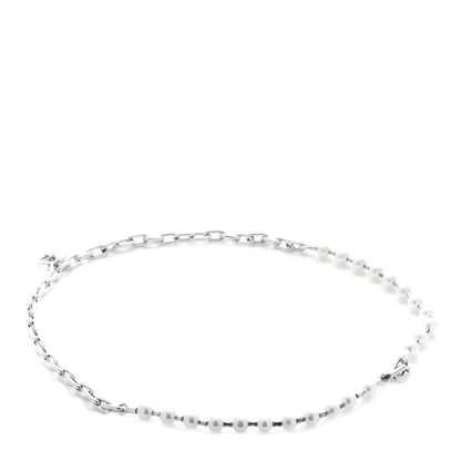 Tiffany Sterling Silver Freshwater Cultured Pearl HardWear Lock Bracelet 2 of 4