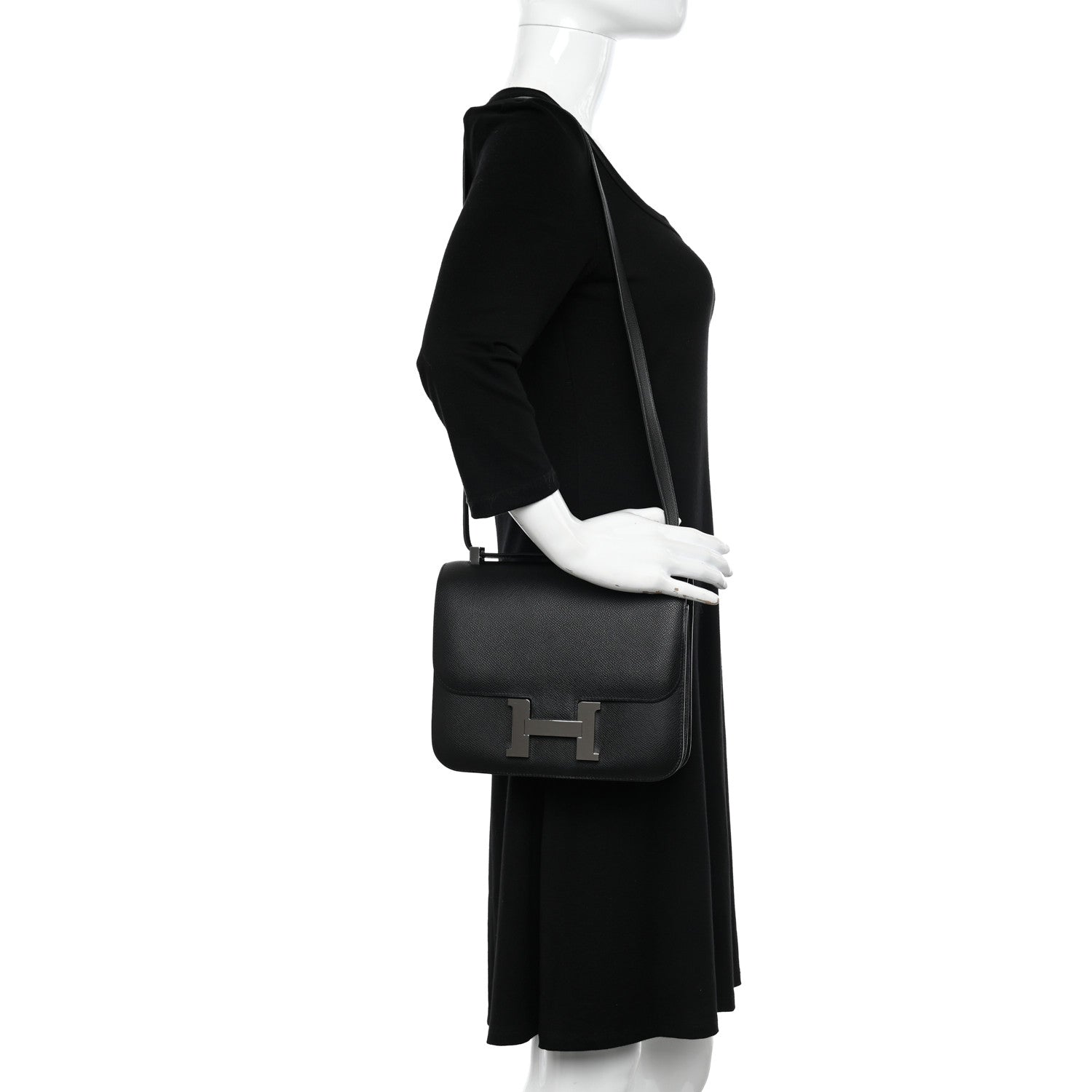 Hermes Epsom Constance 24 Black 2 of 13